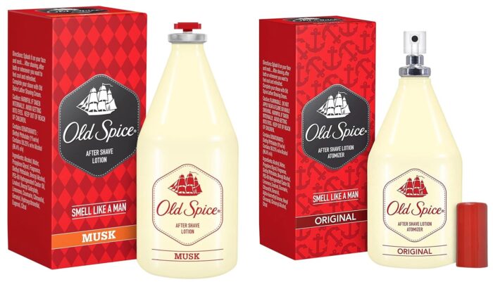Old Spice After Shave Lotion - 150 ml (Atomizer Original) & After Shave Lotion - 150 ml (Musk)