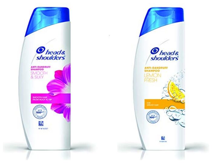 Head & Shoulders, Anti Dandruff Shampoo, Smooth & Silky, 180 ML & Head & Shoulders, Anti Dandruff Shampoo, Lemon Fresh, 180 ML