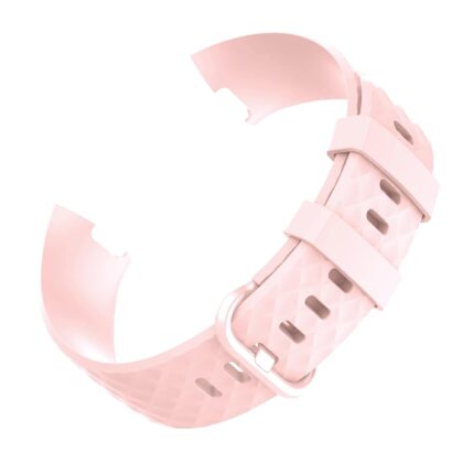 YODI Bands Compatible with Fitbit Charge 4 / Fitbit Charge 3 / Fitbit Charge 3 SE Band, Soft Replacement Wristband for Women Flexible Waterproof Sport Watch Strap for Men (PINK)