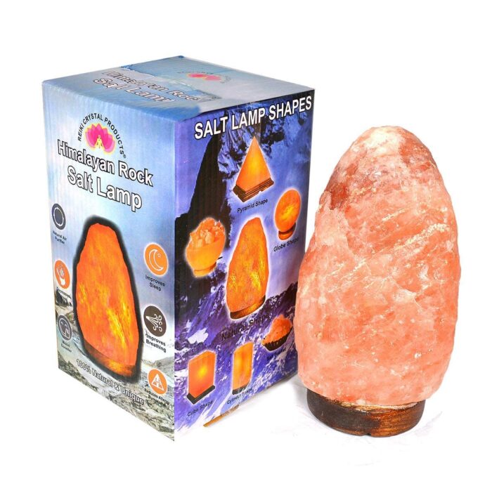 Reiki Crystal Products Himalayan Rock Salt Lamp Natural Shape for Vastu, Positive Energy, Healing and Peace, Harmony, Purification, Best Wellness for Gifting Option