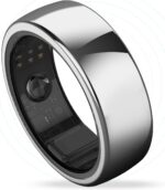 aaboRing, Health & Fitness Tracker Smart Ring, Advance Sleep Monitoring, Stress & Activity Tracking, Titanium, IP68 Waterproof (US Size No 11, Wireless, Stellar Silver)