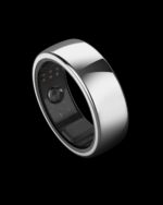 aaboRing, Health & Fitness Tracker Smart Ring, Advance Sleep Monitoring, Stress & Activity Tracking, Titanium, IP68 Waterproof (US Size No 12, Wireless, Stellar Silver)