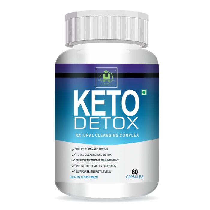 Healthy Nutrition - Just for the Health of it Keto Detox Advanced Cleansing Complex Weight Management Formula for Men Women/Burn Body Fat/Increase Metabolic Rate/Suppressed Appetite-60 Veg Capsules