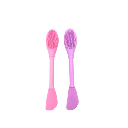 2 in 1 Silicone Face Mask Brush & Facial Cleansing Brush for Women, Pack of 2