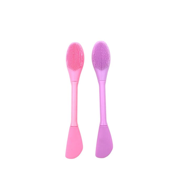 2 in 1 Silicone Face Mask Brush & Facial Cleansing Brush for Women, Pack of 2