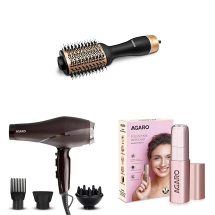 AGARO Facial Steamer, Nano Ionic Technology, Hot Steam Beauty Treatment Device