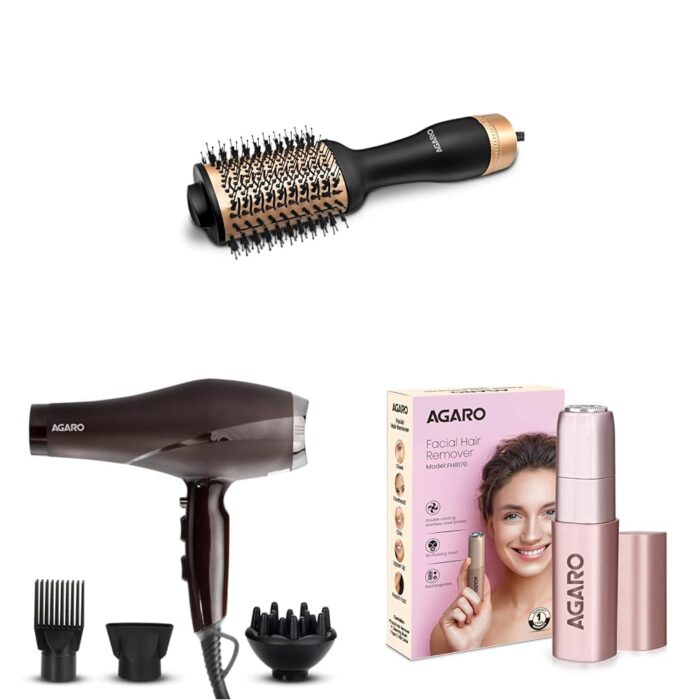 AGARO Facial Steamer, Nano Ionic Technology, Hot Steam Beauty Treatment Device