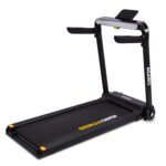 AGARO Gravity Motorised Foldable Treadmill, Powerful Motor 2.0HP (4HP Peak), 90% Pre Installed, Max 115Kg User Weight, Max Speed 15Km/Hr, LED Touch Interactive Display, Bluetooth Speaker Enabled