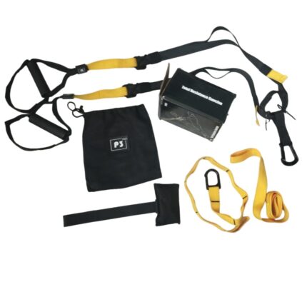 ALANBIU Suspension Trainer | All in one Exercise Kit for Full Body Workout with Door Anchor | Body Weight Resistance System & Wall Mount Set with Free Carry Bag for Home Gym Workouts