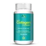 ANC Hydrolyzed Multi Collagen Peptide with all 5 Types of Collagen Including TYPE I, II, III, V & X Supports Skin, Hair, Nails & Joints 120 Tablets