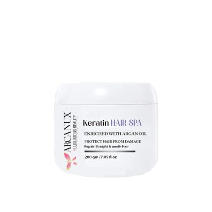 ARCANUX LUXURIOUS BEAUTY Keratin Hair Spa Cream Floral For Hair Dry & Damage repair And Strengthening & Smoothing Hair With Deep Conditioning Treatment | 200gm