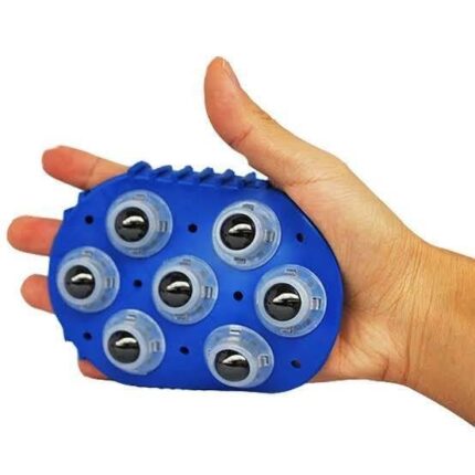 AcuPhysio 360 Degree Turn with 7 Powerful Magnets, Magnetic Steel Ball Manual Hand Massager for Blood Circulation, Relieves Stress and Tired Muscles (Body Massager)