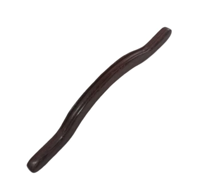 Alark Lymphatic Drainage Massager Wooden Therapeutic Massage Tool Handheld Massage Stick Gua Sha U Shape for Neck and Back Pain Belly Body Shaping Anti-Cellulite Myofascial Release Tool [45x2x2.5 CM]