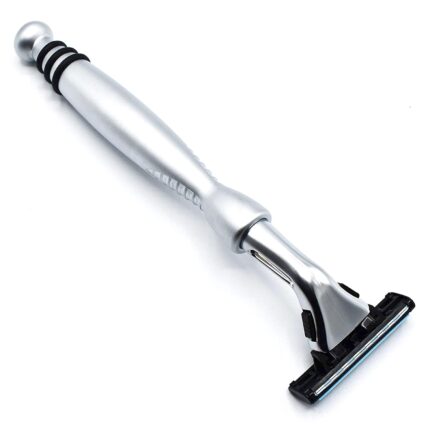 All Metal Heavyweight Gillette Sensor Compatible Razor Handle - One Gillette Sensor Blade Included