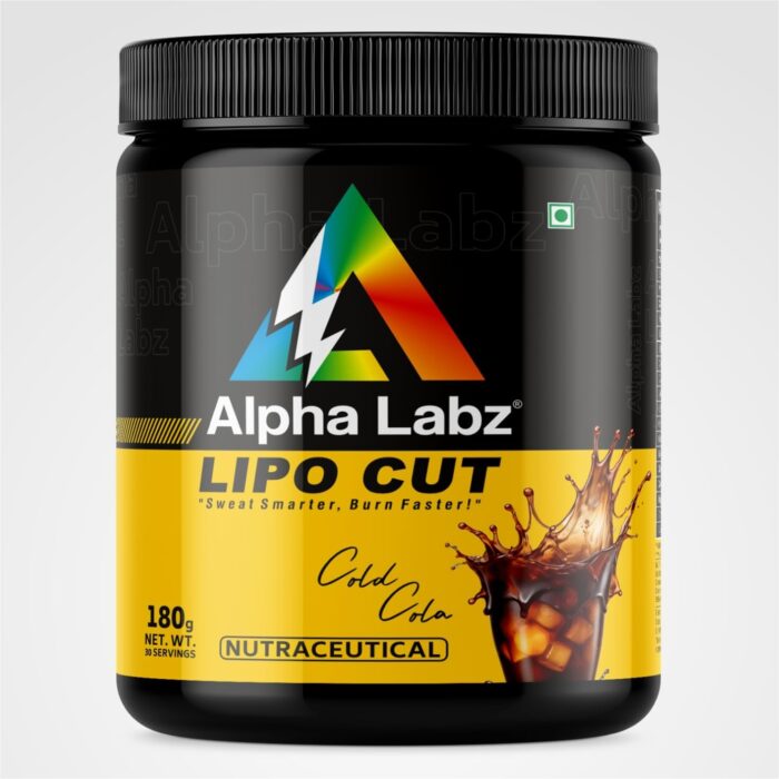 Alpha Labz Lipo Cut Fat Loss Powder | Keto Freindly Fat Burner | Helps in Weight Loss | Boosts Fat Metabolism With Natural Ingredients | Lipolytic Fat Burning | Zero Sugar [30 Servings, 180g, Cold Cola Flavour]