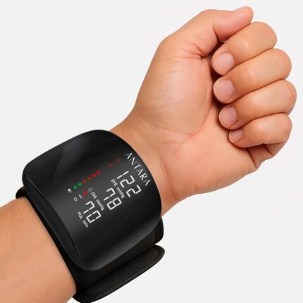 Antara AGEasy (Max Group) Wrist Blood Pressure Monitoring Device | BP Check Machine for Hypertension & Managing Heart Health | Lightweight BP Apparatus for Home & Travel | Compact & Portable Blood Pressure Monitor with Adjustable Wrist Cuff (13.5 – 21.5 cm)
