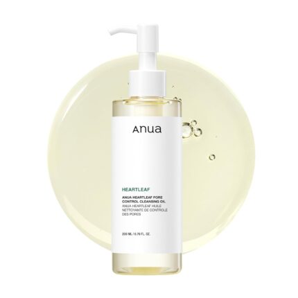 Anua Heartleaf Pore Control Cleansing Oil, Makeup Blackhead Remover, Oil Cleanser for Face, Korean Skin Care 200ml