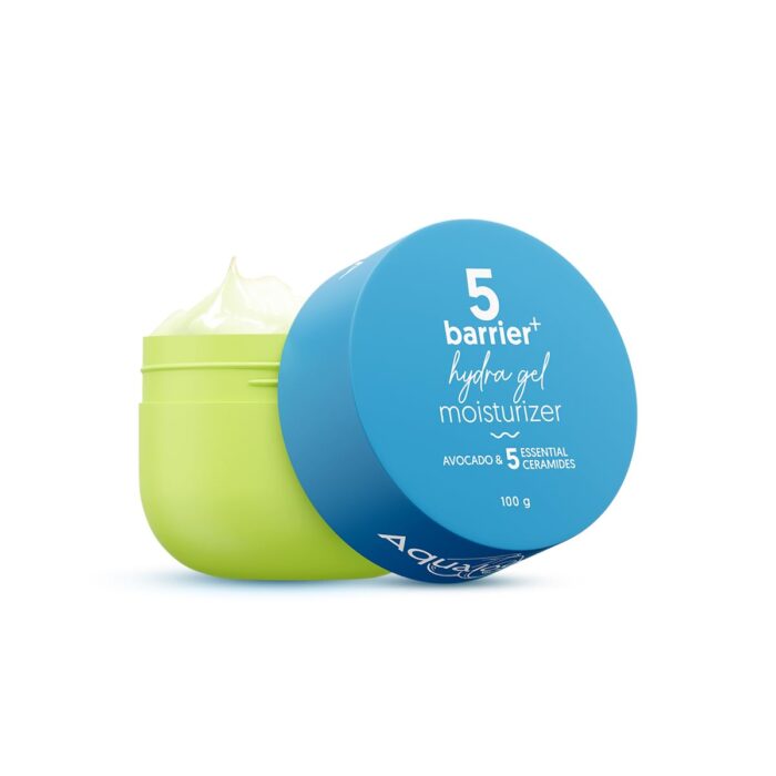 Aqualogica Barrier+ Hydra Gel Moisturizer with 5 Ceramides & Avocado - 100 g 24-Hour Intense Hydration | Weightless Water-Like Gel Texture | Non Sticky & Quick Absorbing for Healthy Skin Barrier