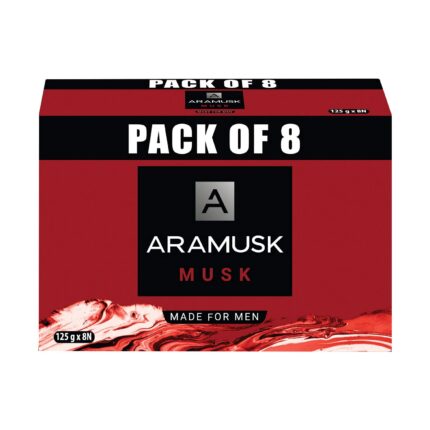 Aramusk Musk Soap, Classic, 125 g, Pack of 8
