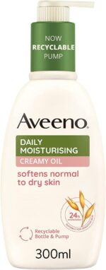 Aveeno Moisturising Creamy Oil with Sweet Almond Oil & Colloidal Oatmeal (300ml) by Aveeno