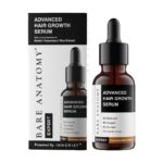 Bare Anatomy Advanced Hair Growth Serum | 3% Redensyl + 4% Anagain + 3% Baicapil + 1% Capilia Longa, Rosemary, Biotin & Rice Extract | Thick Density | Hair growth & Hair fall control serum for Women & Men | 30mL