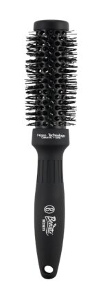 Beauté Secrets Hair Brush - 25mm Round Blow Dry Brush for Hair Styling - Versatile Hair Dryer Brush & Hair Comb for Men - Premium Blow Dry Brush for Smooth, Effortless Styling, Black
