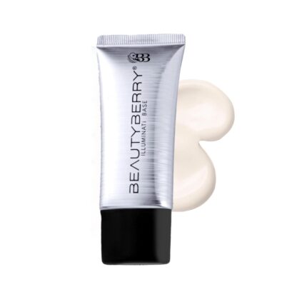 Beauty Berry Illuminati Base Highlighter - Golden Pink, 30g | Long Lasting Lightweight Highlighter with Luminous Finish | Liquid Highlighter for Face Makeup Infused with Shea Butter & Niacinamide (01 - Golden Pink)