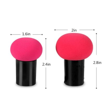 Beauty Blender Makeup Sponge, Pack of 2, Mushroom Head for Wet and Dry Application