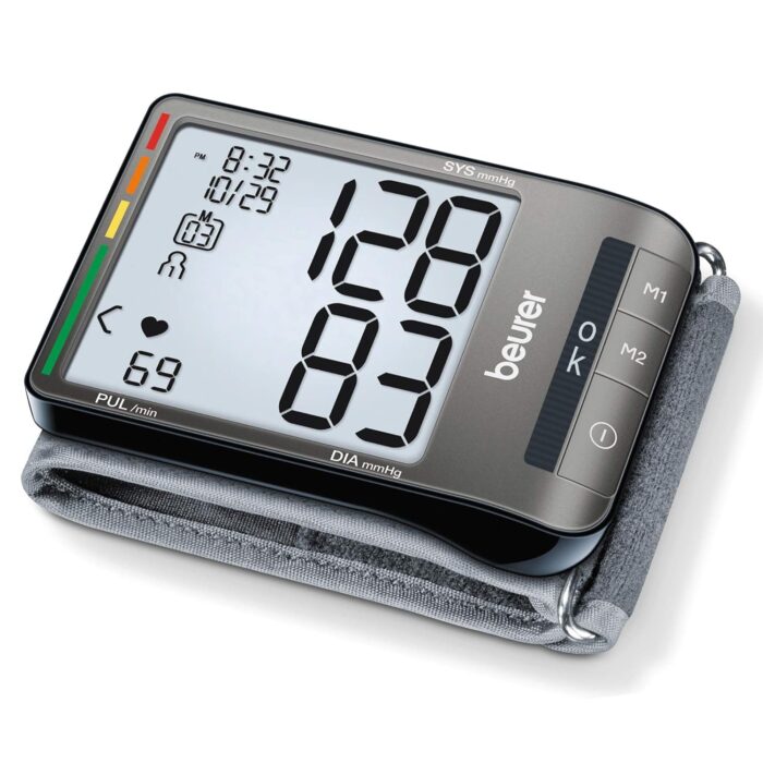 Beurer Fully Automatic with Accurate Readings Adjustable Wrists Cuff and Large LCD Display Wrist Blood Pressure Monitor
