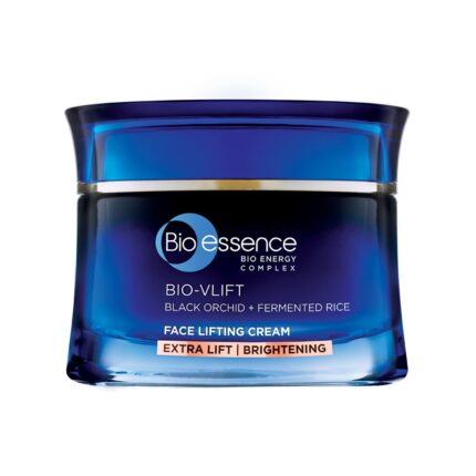 Bio-Essence Bio-Vlift Face Lifting Cream, Firming, Tightening, Double Chin Firming, Hyaluronic Acid, Fermented Rice, Niacinamide, Face Moisturizer for Women, Ideal for All Skin Types, Anti Ageing, 45g