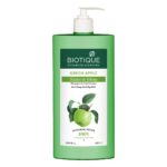 Biotique Green Apple Shine & Gloss Shampoo & Conditioner| Promotes Healthy, Shiny and Glossy Hair | Nourishes Scalp | Makes Hair Soft & Smooth |100% Botanical Extracts| All Skin Types | 650ml