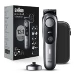 Braun All-In-One Style Kit Series 9 9440, 13-In-1 Trimmer For Men With Beard Trimmer, Battery Powered Body Trimmer For Manscaping, Hair Clippers & More, Braun's Sharpest Blade, 40 Length Settings,