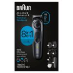 Braun All-in-One Style Kit Series 5 5471, 8-in-1 Trimmer for Men with Beard Trimmer, Body Trimmer for Manscaping, Hair Clippers & More, Ultra-Sharp Blade, 40 Length Settings, Waterproof