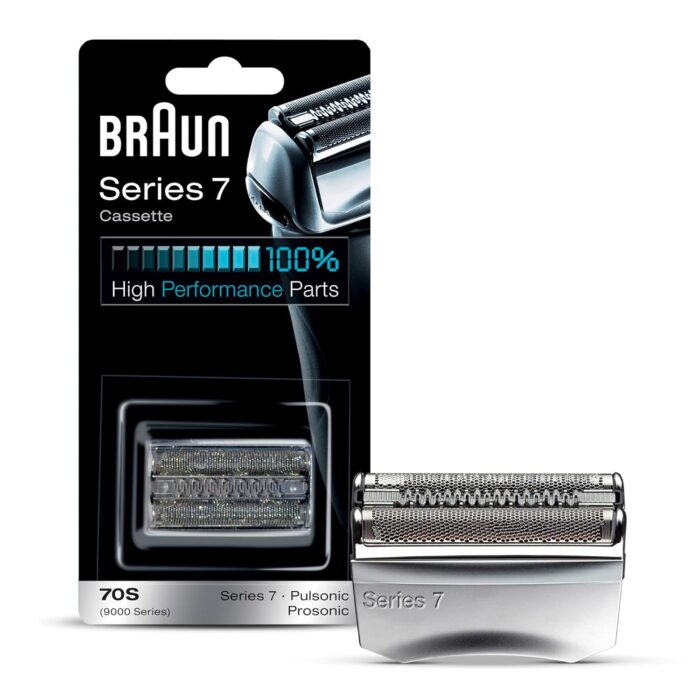 Braun Pulsonic Series 7 70S Foil Head Shaver Head Replacement Foil and Blade Cassette, 9000 Series, Razors, Shavers, Cordless Shaving System