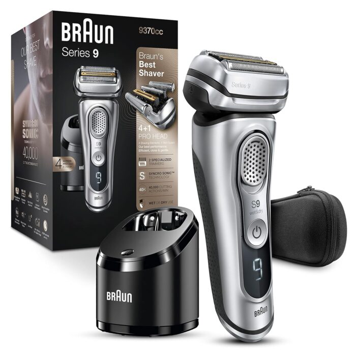Braun Series 9 9290CC Wet & Dry Electric Shaver for Men with Clean & Charge System