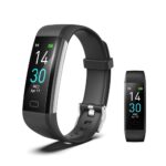 BrilliantHouse Fitness Tracker with Heart Rate Monitor/Step Counter/Calories, Activity Tracker Smart Watch Sleep Monitor IP68 Health Tracker Pedometer for Man Women, Black