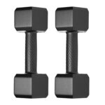 Bullar PVC Hex Dumbbells Pack of 2 for Home Gym Equipment Fitness Barbell|Gym Exercise|Home Workout, Gym Dumbbells|Dumbbells Weights for Men & Women