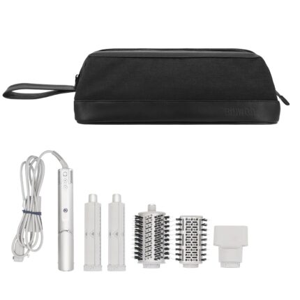 Buwico Airwrap Travel Case for Dyson/Shark Flexstyle, Travel Pouch Compatible with Dyson Airwrap/Shark Flexstyle Complete Styler and Attachments, Travel Bag for Dyson/Shark Hair Dryer, Black, Travel Case