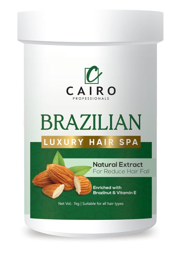 CAIRO PROFESSIONALS Brazilian Spa Treatment – Premium Salon-Grade Keratin Hair & Body Care Therapy – Nourishes, Smoothens & Repairs – Deep Moisturizing Formula for All Skin & Hair Types