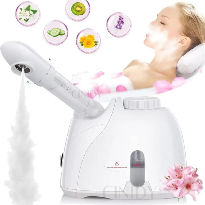 CINIDY Steamer For Cold And Cough Professional K33S Steamer For Cold And Cough Nose Facial At Home Steam Breath Machine For Adults/Kids Best For Men/Women Beauty (Multi)