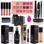 CRAZYHUDA Waterproof Makeup Combo Kits For Girls & Women All Beauty Products In 1 Kit Set Of -19