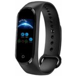 Captcha 1 Year Warranty M5 Smart Band Fitness Watch Heart Rate with Activity Tracker Waterproof Body Functions Like Steps Counter Pressure