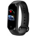 Captcha 2 Year Warranty M5 Bluetooth Fitness Smart Health Band/Smart Fitness Band Oximeter with Call Alert Pedometer for Men Women Boys Girls