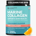 Carbamide Forte Marine Collagen Supplements for Skin & Hair | Marine Collagen Powder for Women & Men |Marine Powder for Skin & Bone Health Support - 200g