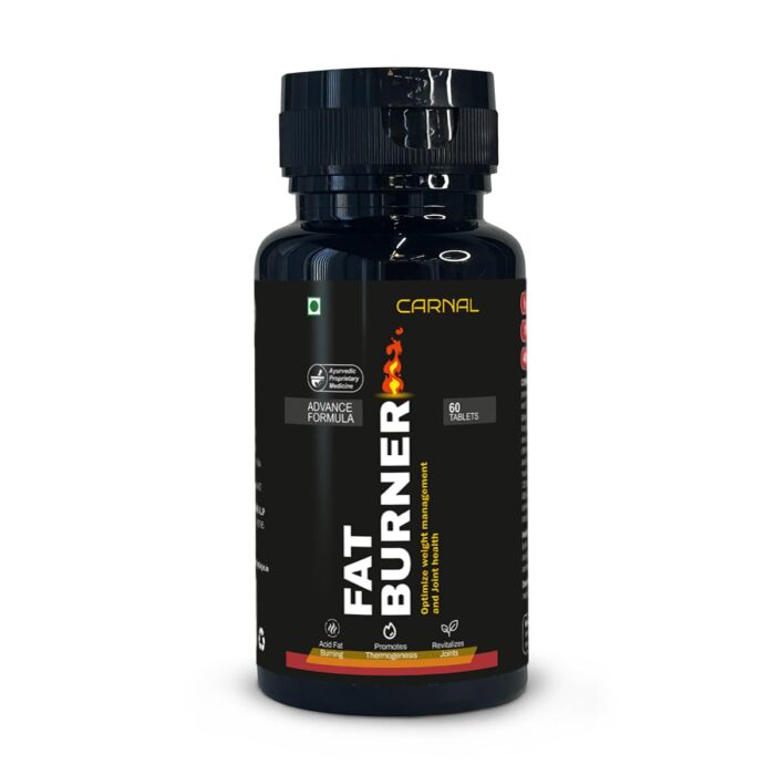 Carnal Fat Burner – Weight Management & Metabolism Support | Boosts Fat Metabolism & Energy | 60 Tablets
