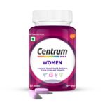 Centrum Women, World's No.1 Multivitamin with Biotin, Vitamin C & 21 vital Nutrients for Overall Health, Radiance, Strong Bones & Immunity (Veg) Pack of 30 Tablets