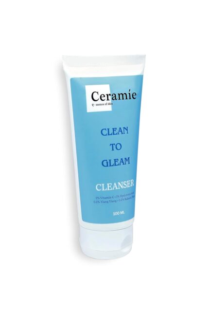 Ceramie Cleanser, 100 ml, with Vitamin C, Hyaluronic Acid, Ylang Ylang