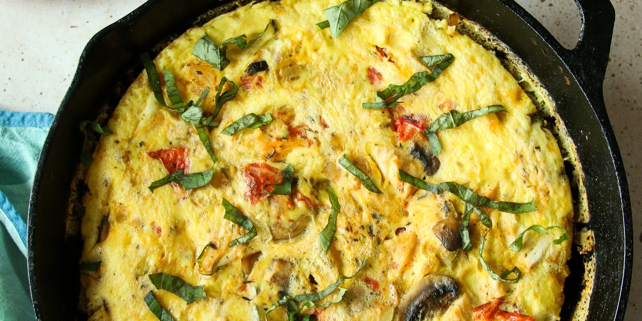 Chicken and Veggie Frittata Recipe