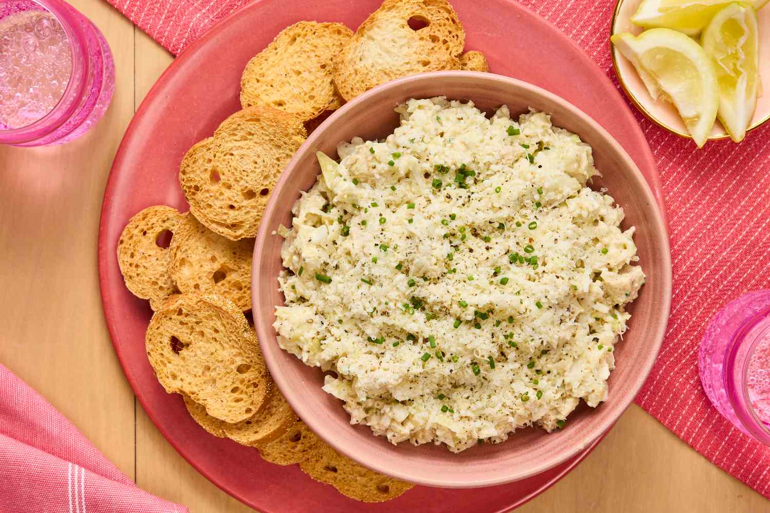 Chopped Chicken Caesar Salad Dip