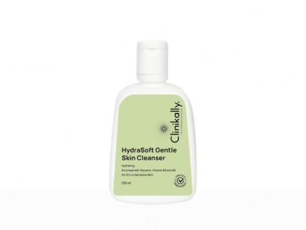 Clinikally HydraSoft Gentle Skin Cleanser | Hydrating, Non-Irritating and Non- Drying | Glycerin, Vitamin B3, B5 Enriched | 125 ml